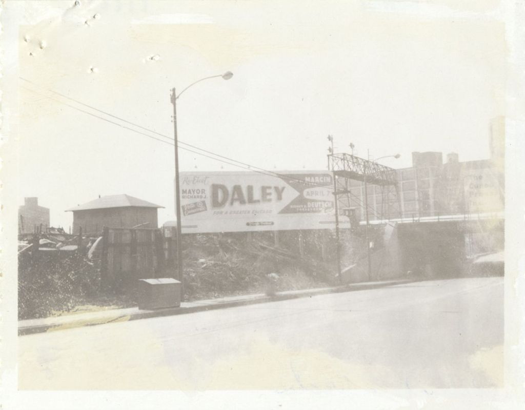 Miniature of Daley mayoral re-election billboard