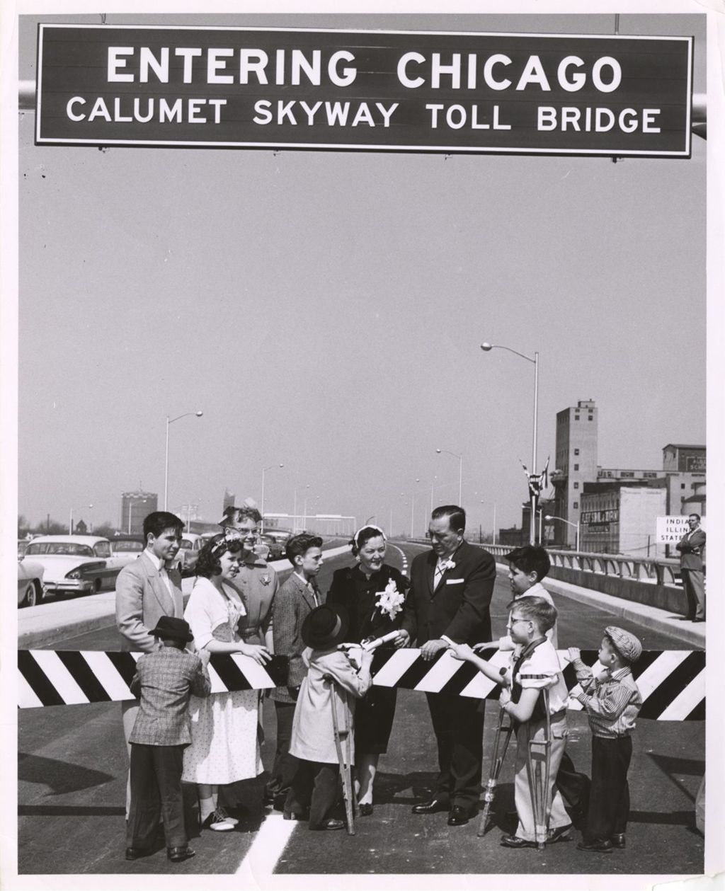 Miniature of Calumet Skyway opening ceremony