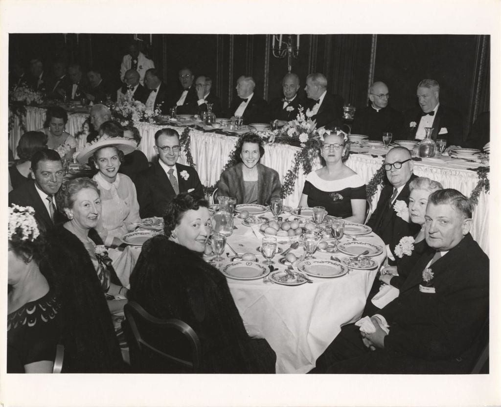 Irish Fellowship Club of Chicago 56th annual St. Patrick's Day Banquet, Eleanor Daley with others