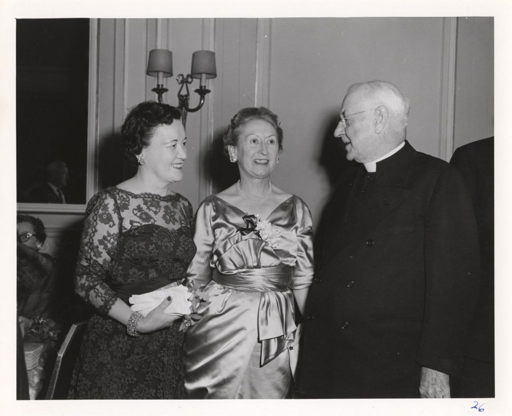 Irish Fellowship Club of Chicago 56th annual St. Patrick's Day Banquet, Eleanor Daley and Cardinal Stritch