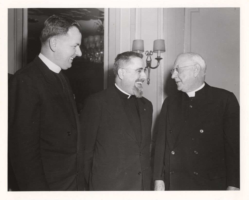Irish Fellowship Club of Chicago 56th annual St. Patrick's Day Banquet, Cardinal Stritch with others