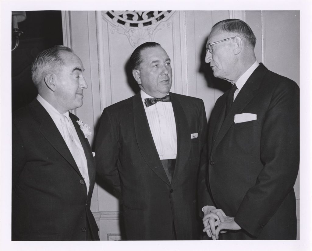 Miniature of Irish Fellowship Club of Chicago 56th annual St. Patrick's Day Banquet, Richard J. Daley with others