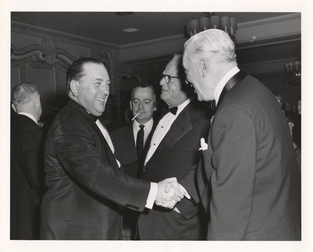Irish Fellowship Club of Chicago 56th annual St. Patrick's Day Banquet, Richard J. Daley with others