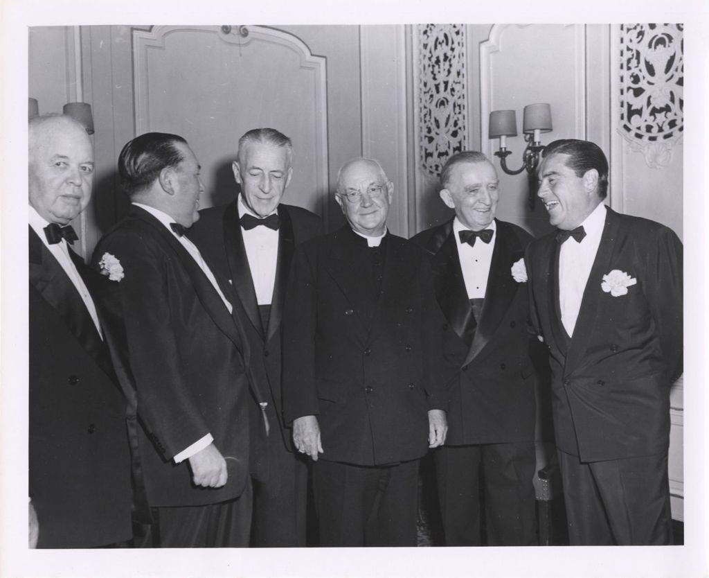 Miniature of Irish Fellowship Club of Chicago 56th annual St. Patrick's Day Banquet, Cardinal Stritch, Richard J. Daley and others