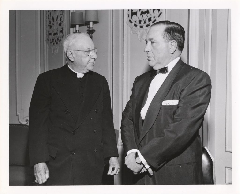 Irish Fellowship Club of Chicago 56th annual St. Patrick's Day Banquet, Richard J. Daley and Cardinal Stritch
