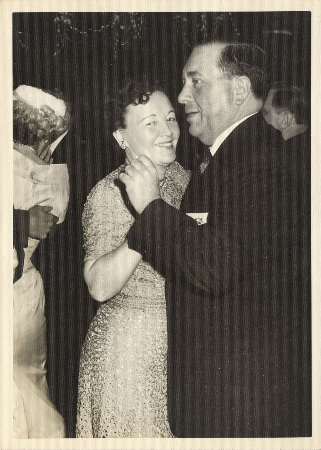 Miniature of Eleanor and Richard J. Daley dancing