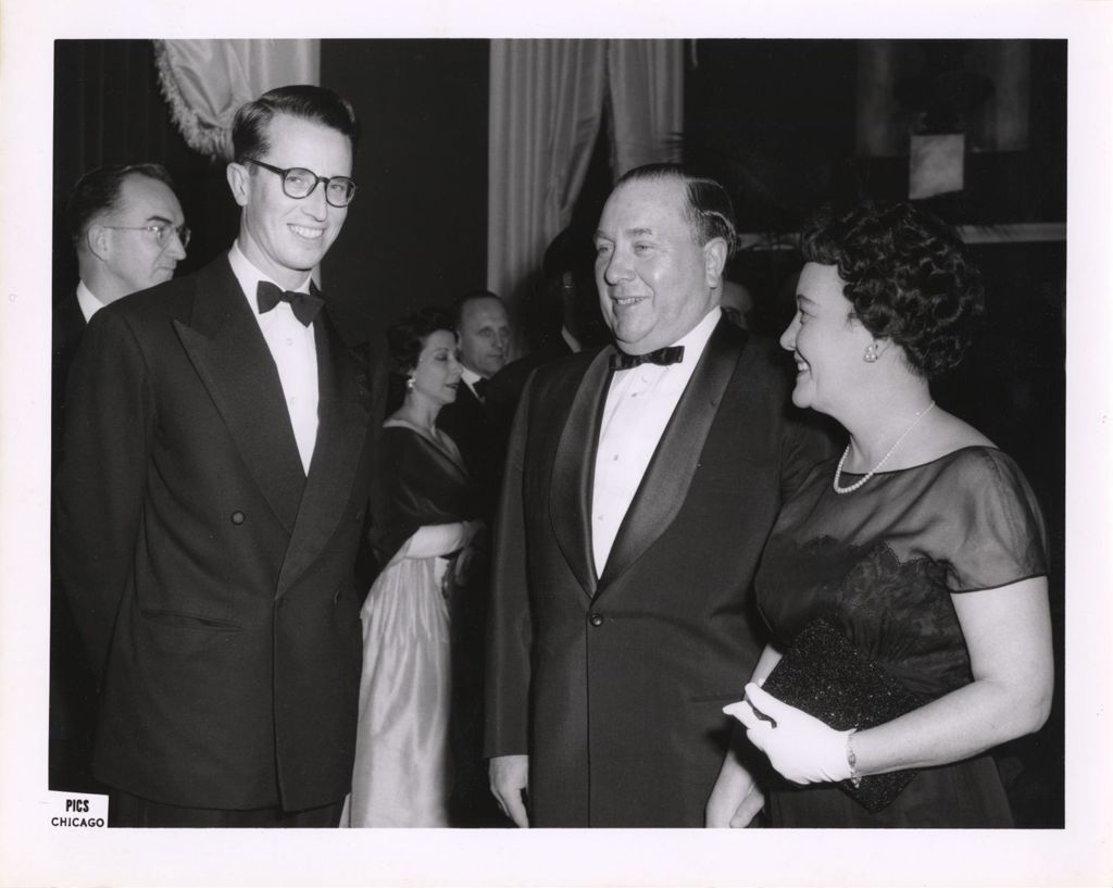 Eleanor and Richard J. Daley at black-tie event