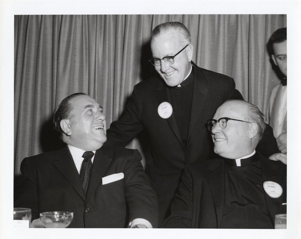 Miniature of De La Salle Institute event, Richard J. Daley and others