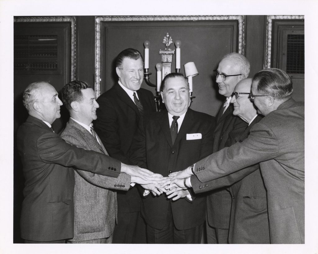 Miniature of Richard J. Daley at a Chicago Association of Commerce and Industry event