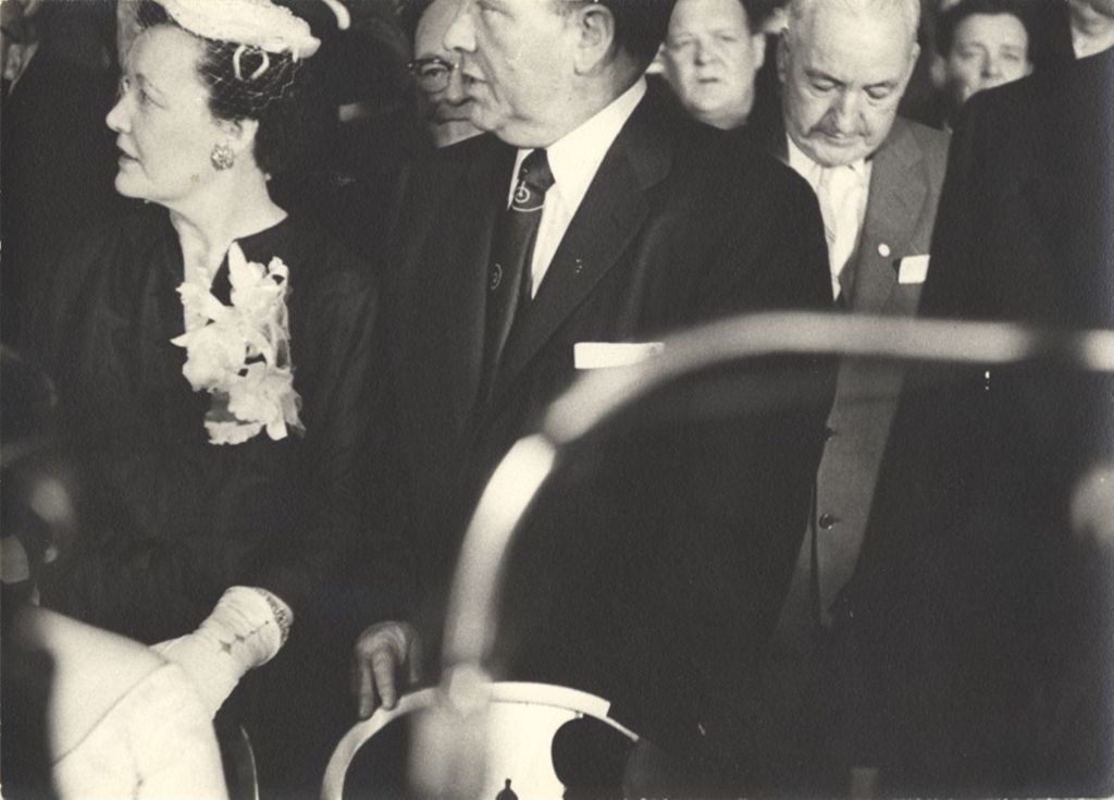 Miniature of Eleanor and Richard J. Daley at inauguration