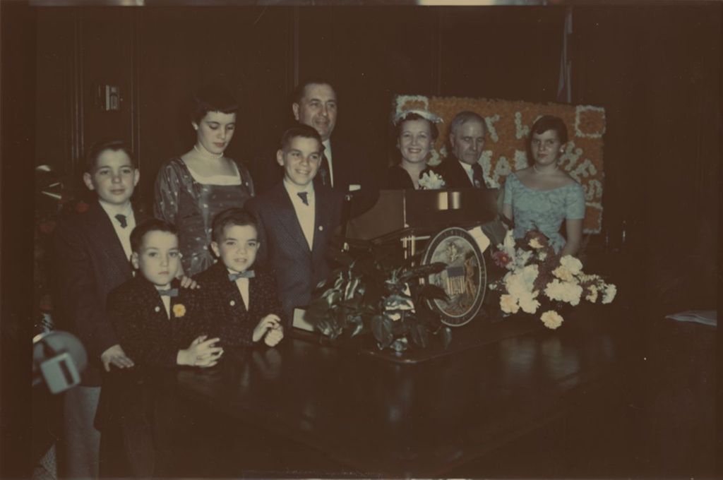 Daley family at mayoral Inauguration