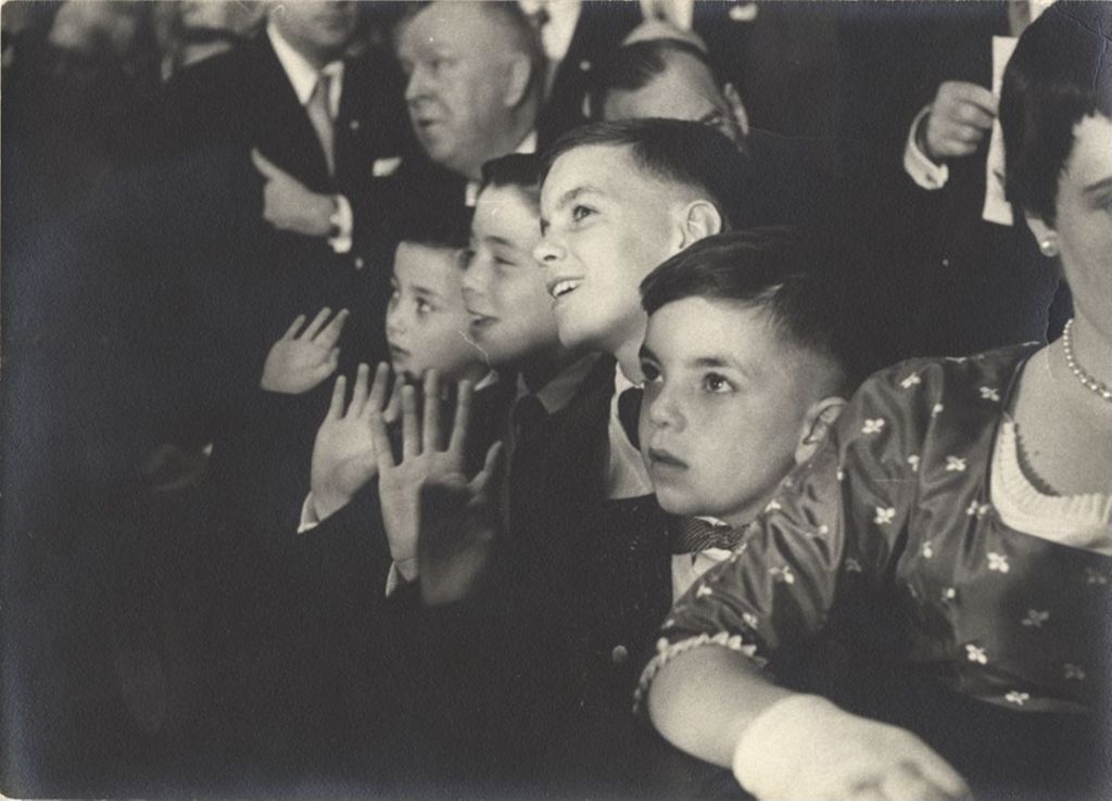 Miniature of Daley boys at mayoral inauguration