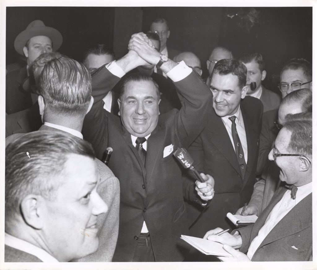 Richard J. Daley leading in Democratic Primary election