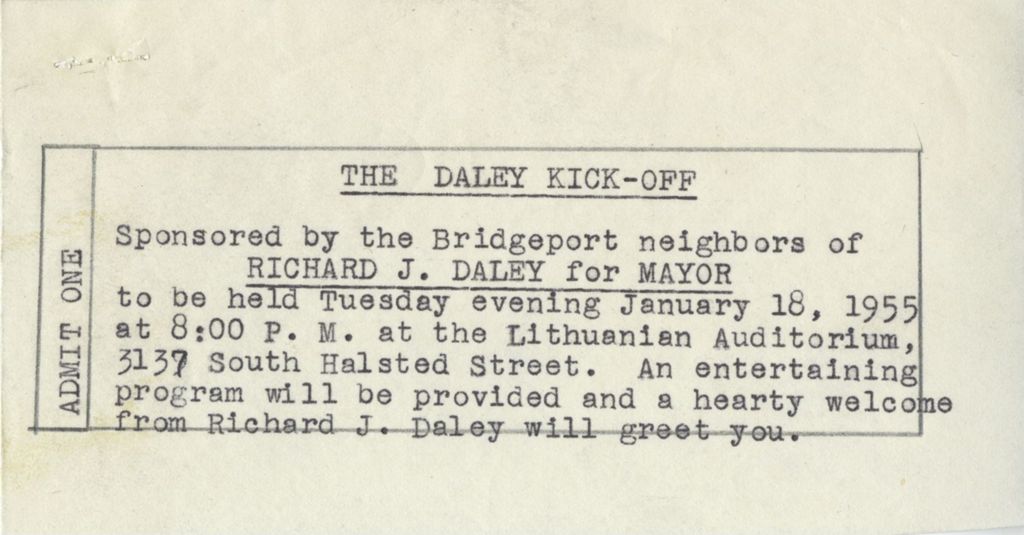 Miniature of Daley Kick-off ticket
