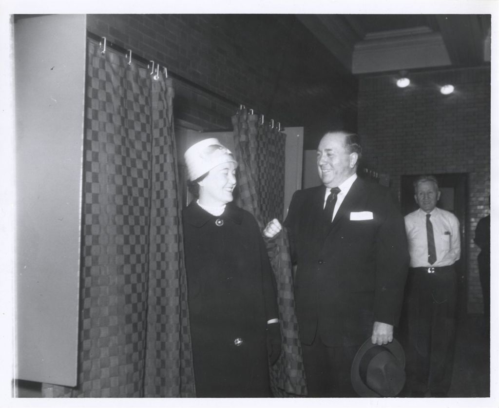 Miniature of Eleanor and Richard J. Daley at 11th Ward polling place