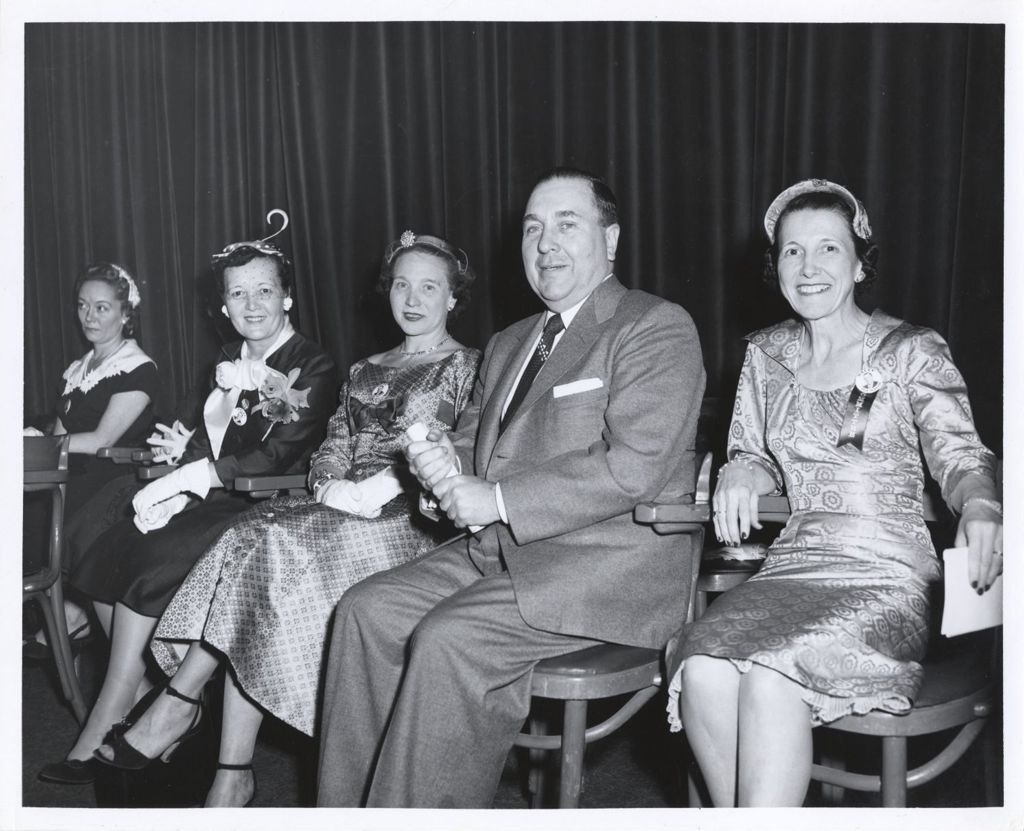 Eleanor and Richard J. Daley with campaign committee members