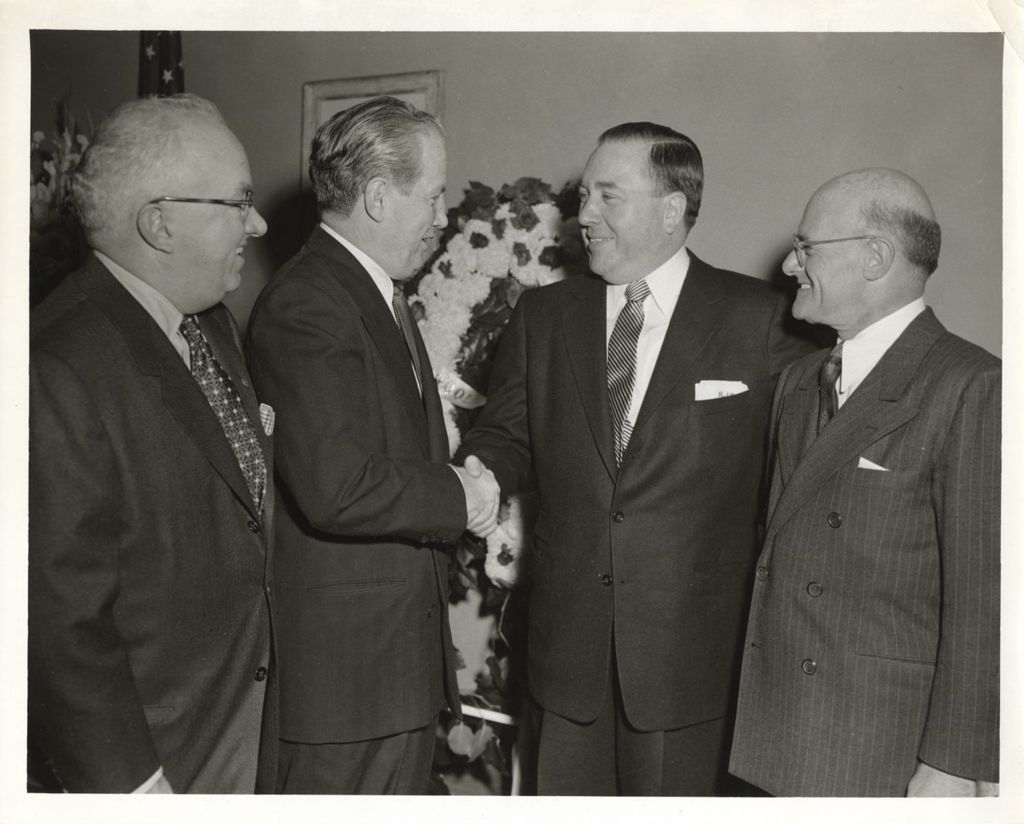 Richard J. Daley's swearing-in ceremony as Cook County Clerk