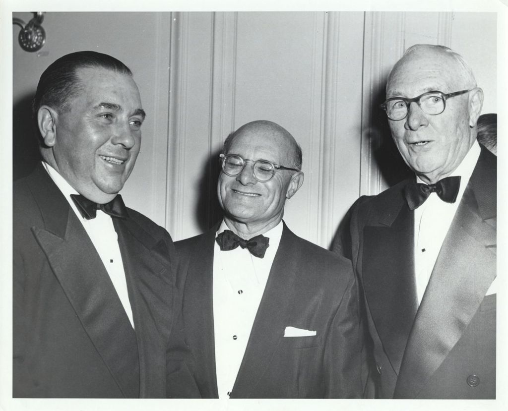 Miniature of Richard J. Daley and others at a Democratic Dinner