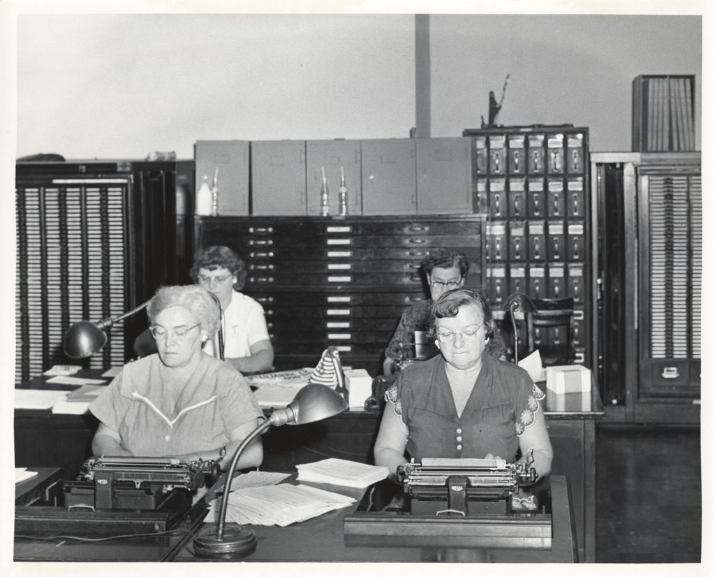 Women working in an office