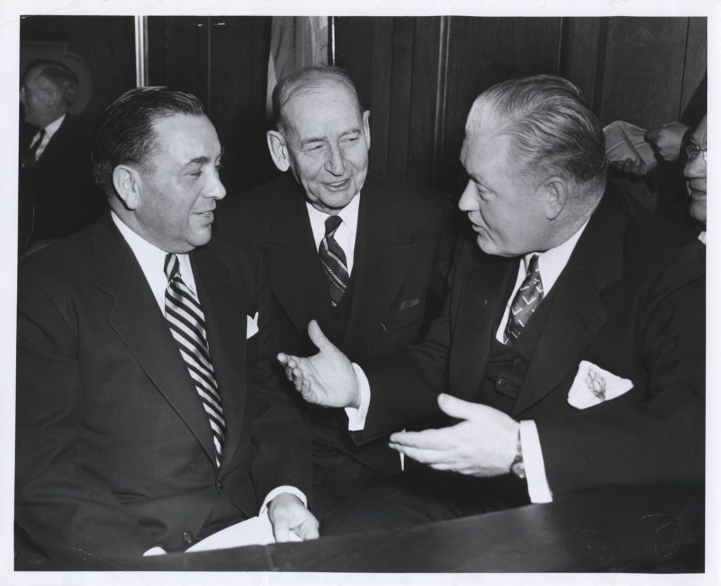 Richard J. Daley, John S. Clark, and John Boyle