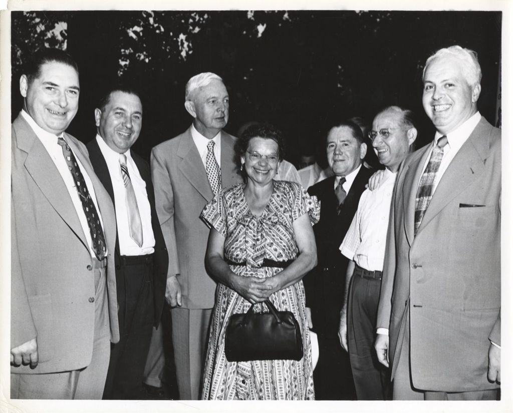 Martin Kennelly with Richard J. Daley and others
