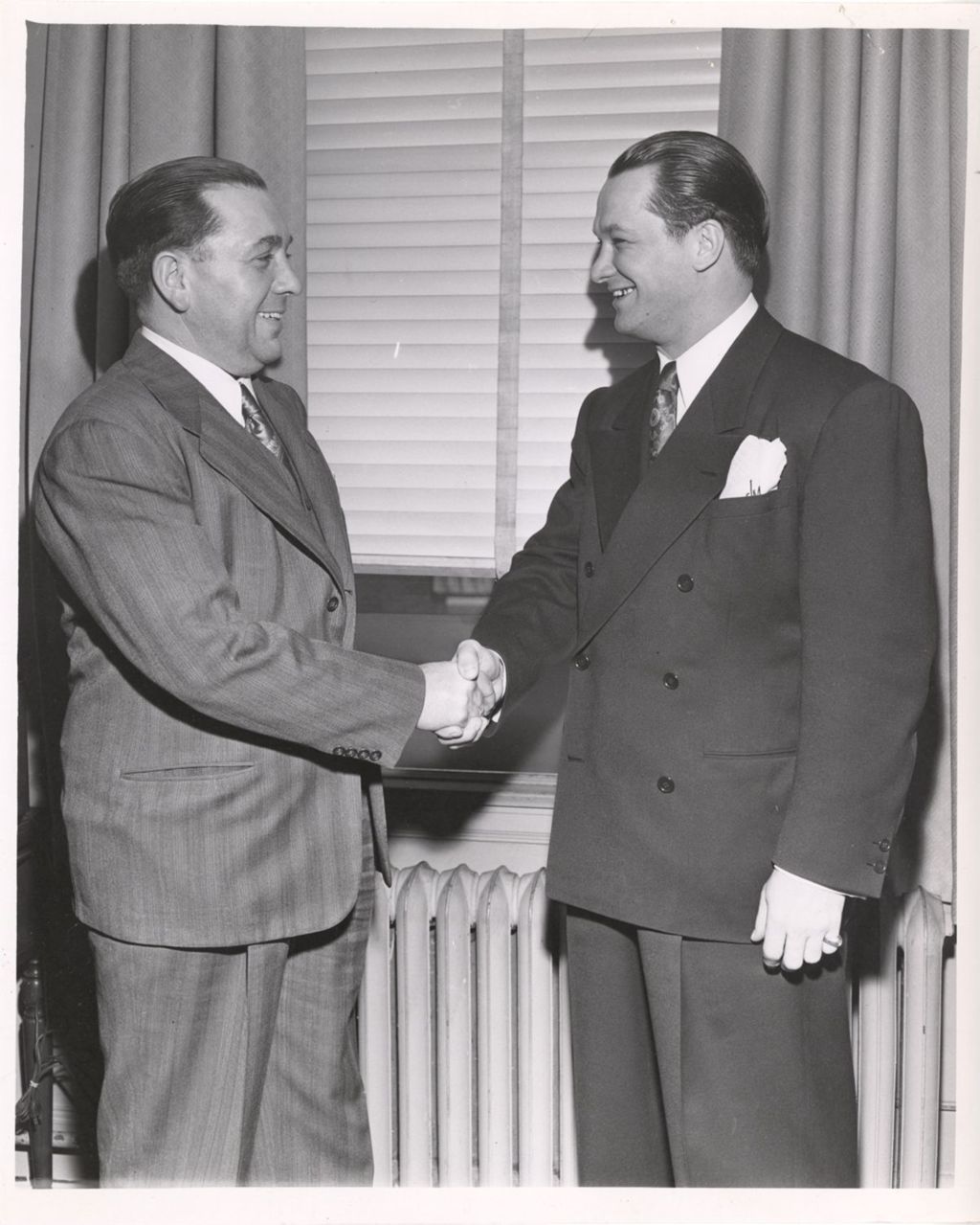 Richard J. Daley and a Department of Revenue officer