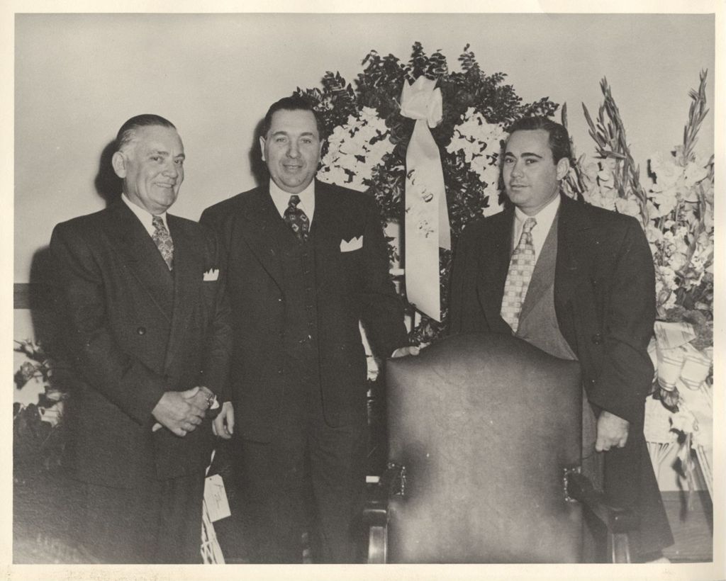 Miniature of County Clerk Installation, Richard J. Daley with others