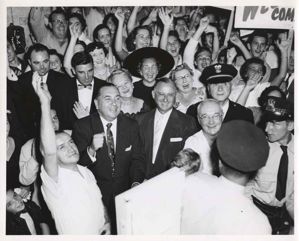 Miniature of Welcome Home White Sox event, Richard J. Daley and others