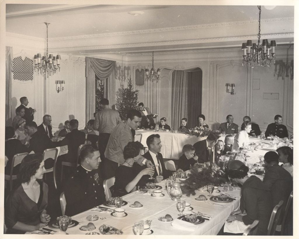 Eleanor and Richard J. Daley and others at the Toys for Tots dinner