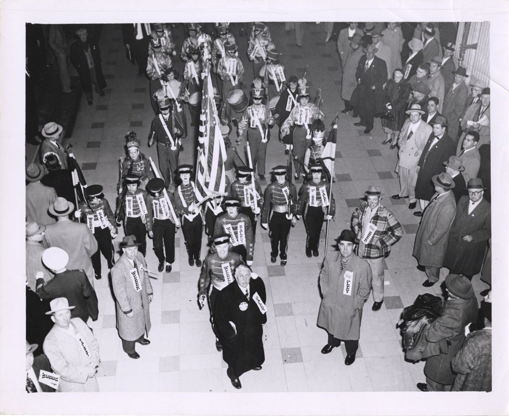 Miniature of Marching band at a Daley and Weber campaign event