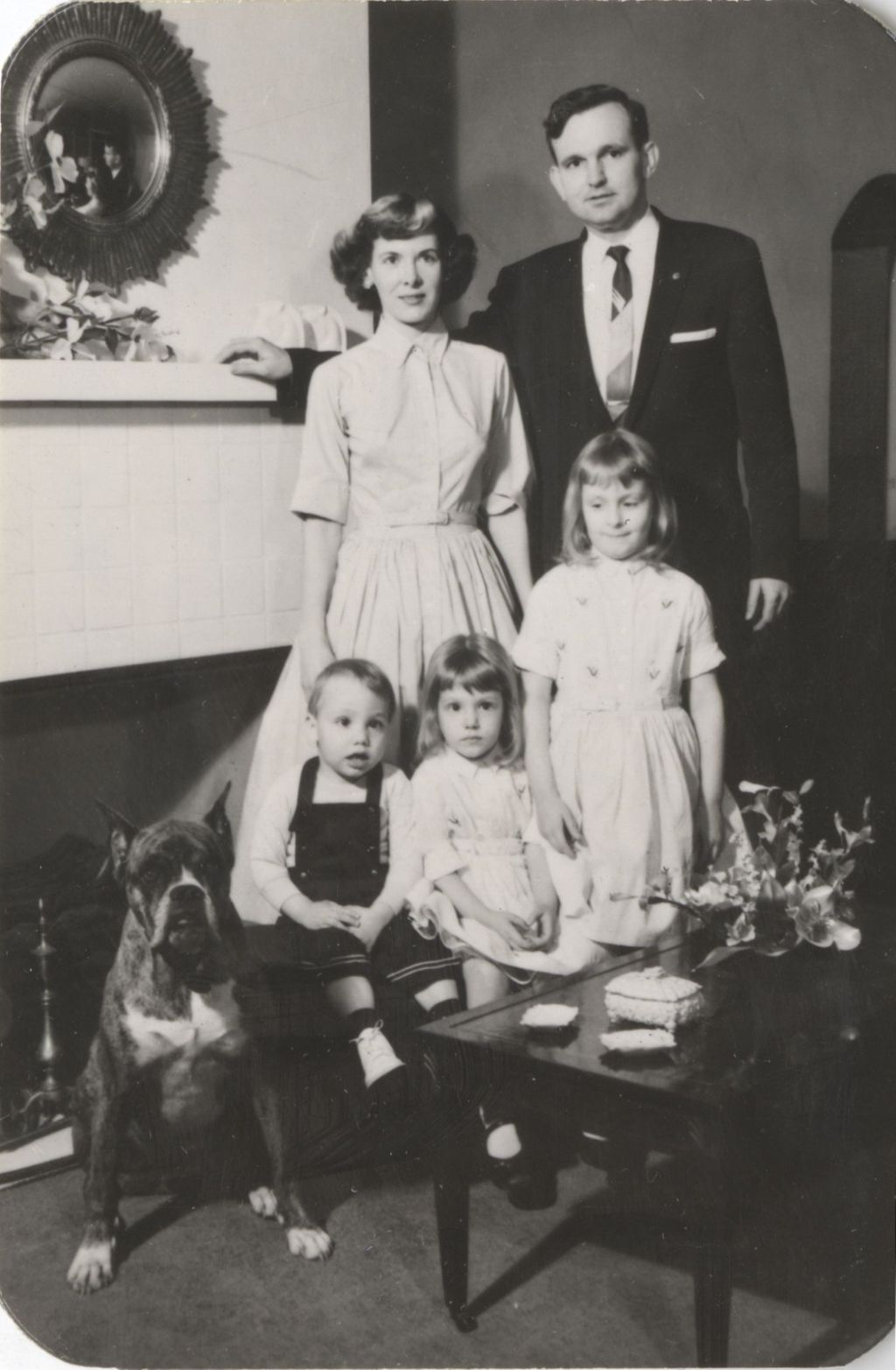 Congressman William L. Jacobs family portrait