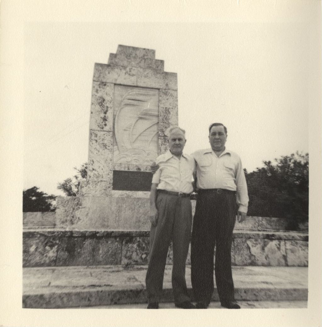 Miniature of Michael J. Daley and Richard J. Daley at hurricane monument