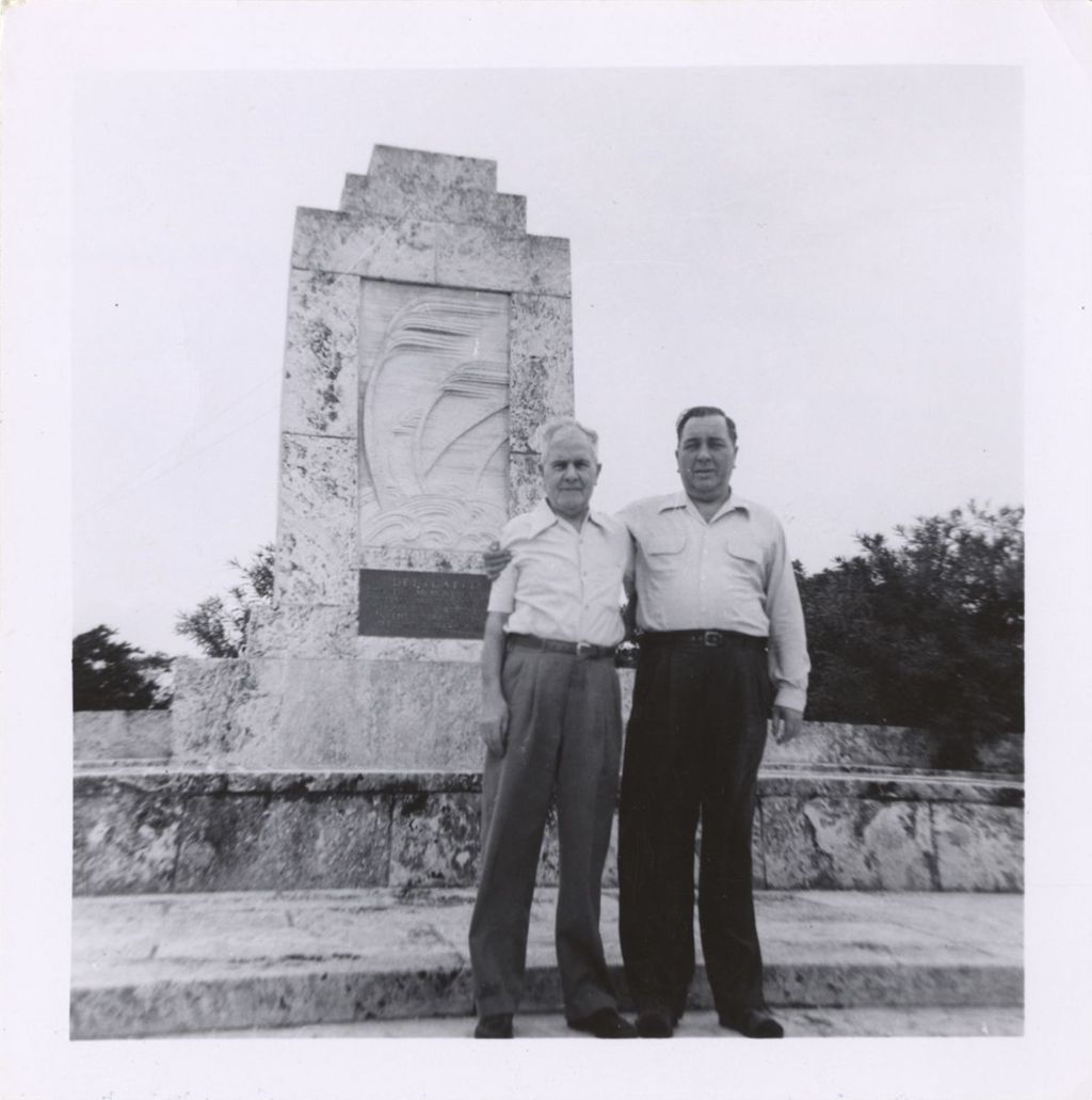 Miniature of Michael J. Daley and Richard J. Daley at hurricane monument