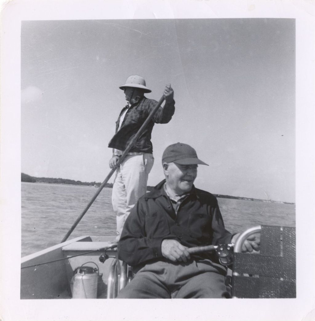 Miniature of Michael J. Daley fishing