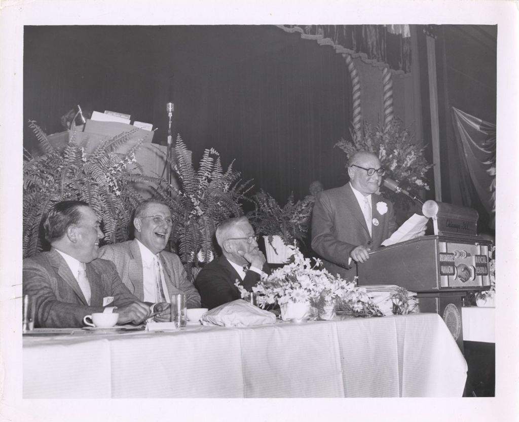 Miniature of Richard J. Daley at Plumbers Union banquet