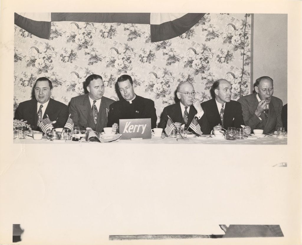 Miniature of Richard J. Daley dining with others at the "Kerry" table