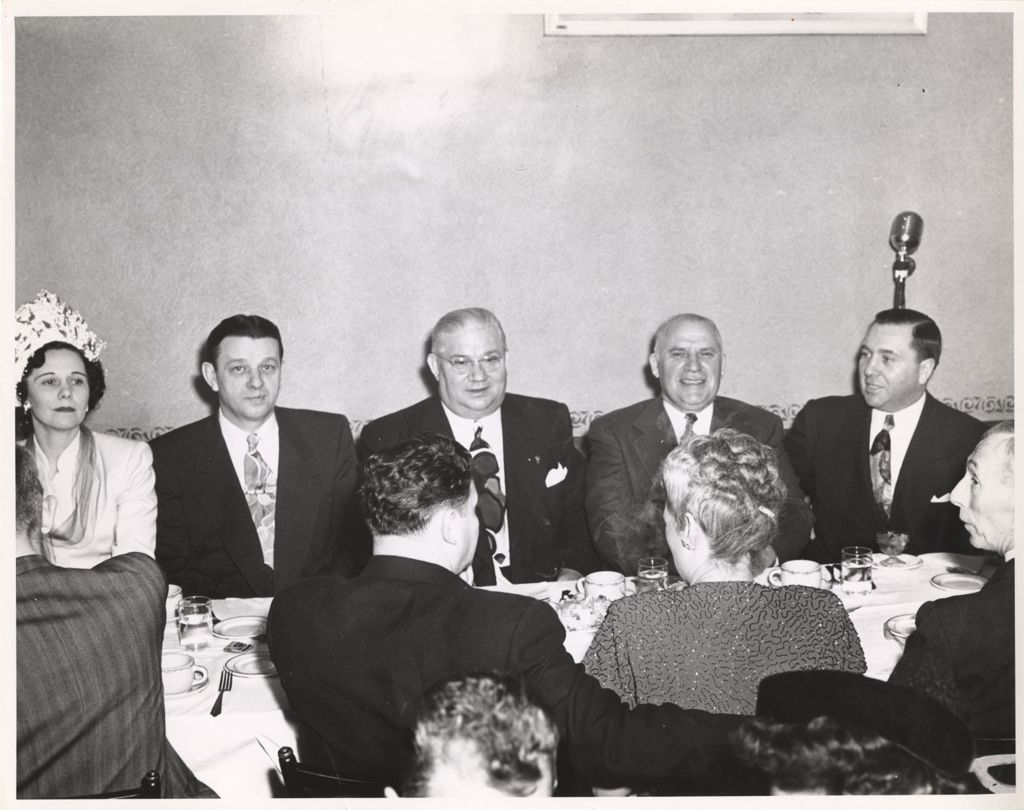 Miniature of John C. Kluczynski and Richard J. Daley at a banquet