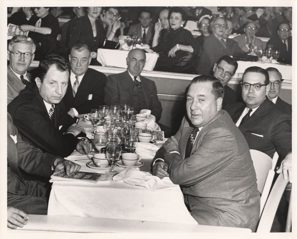 Miniature of IVI 10th anniversary banquet, Richard J. Daley with others