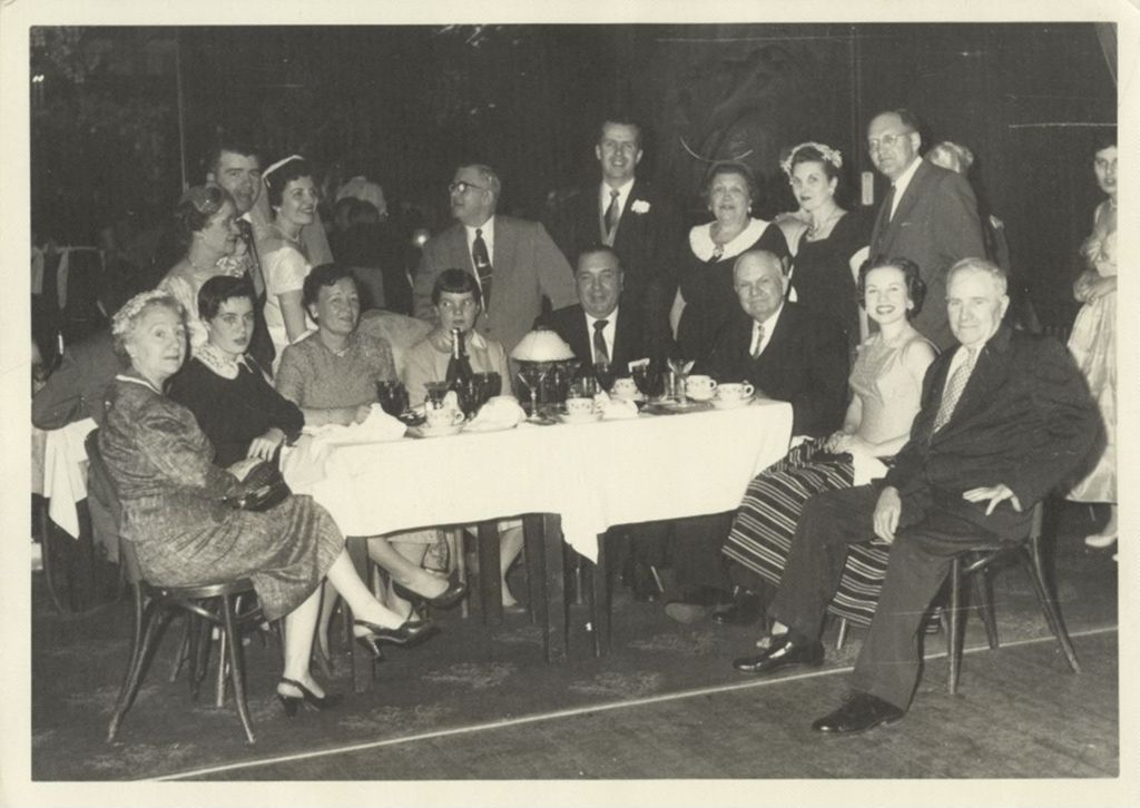 Miniature of Daley family members at a wedding reception