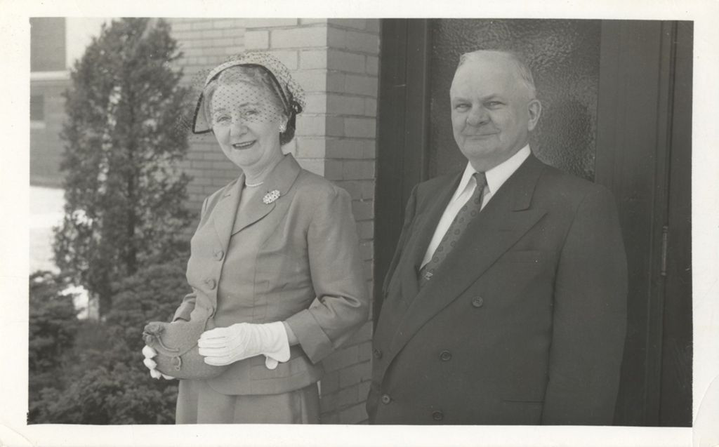 Miniature of Ann Daley and her husband Marty