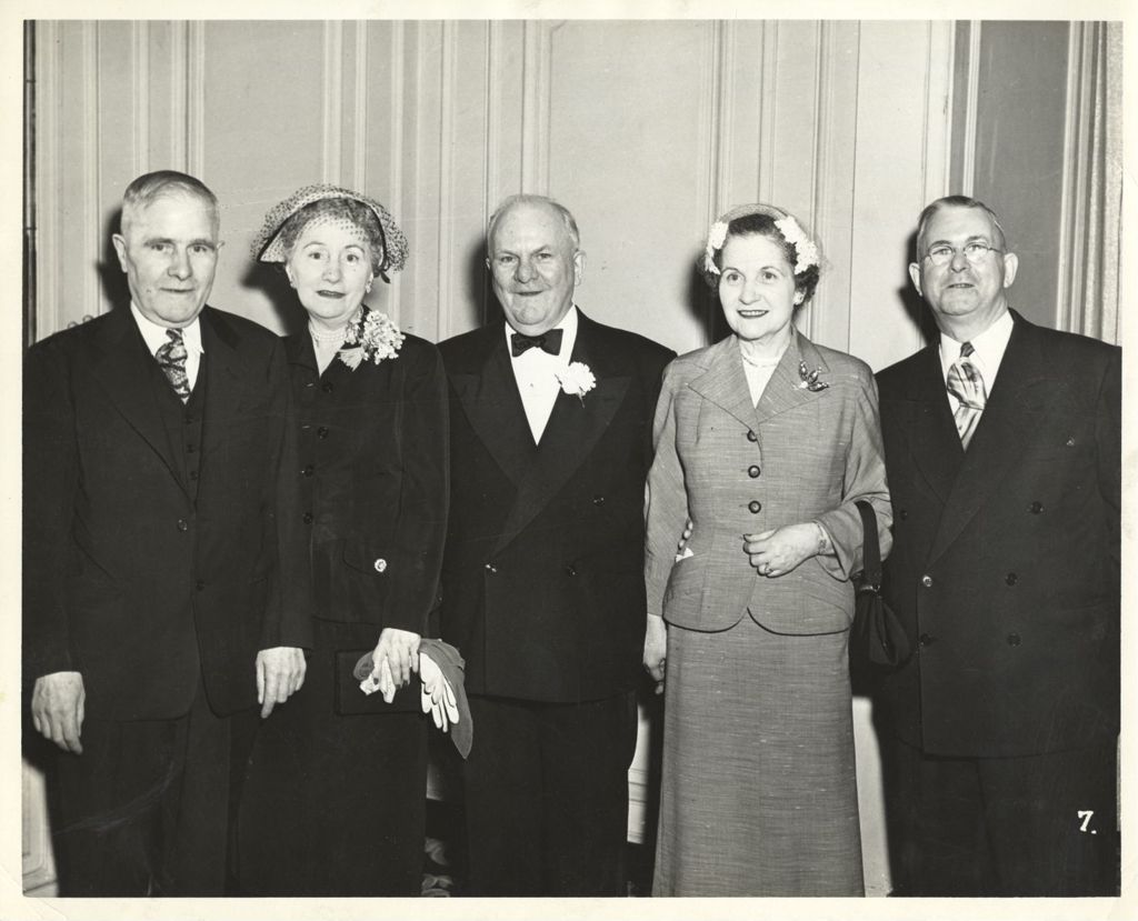 Michael J. Daley with family members