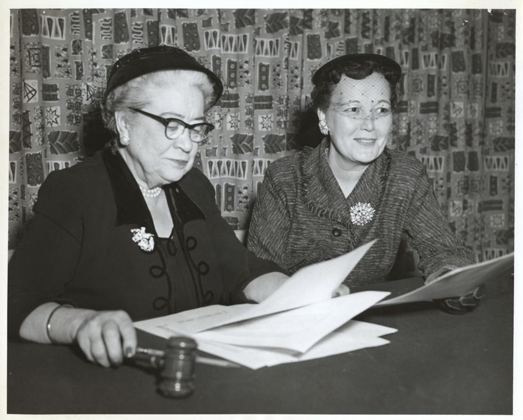 Miniature of Elizabeth Conkey and Eleanor Daley