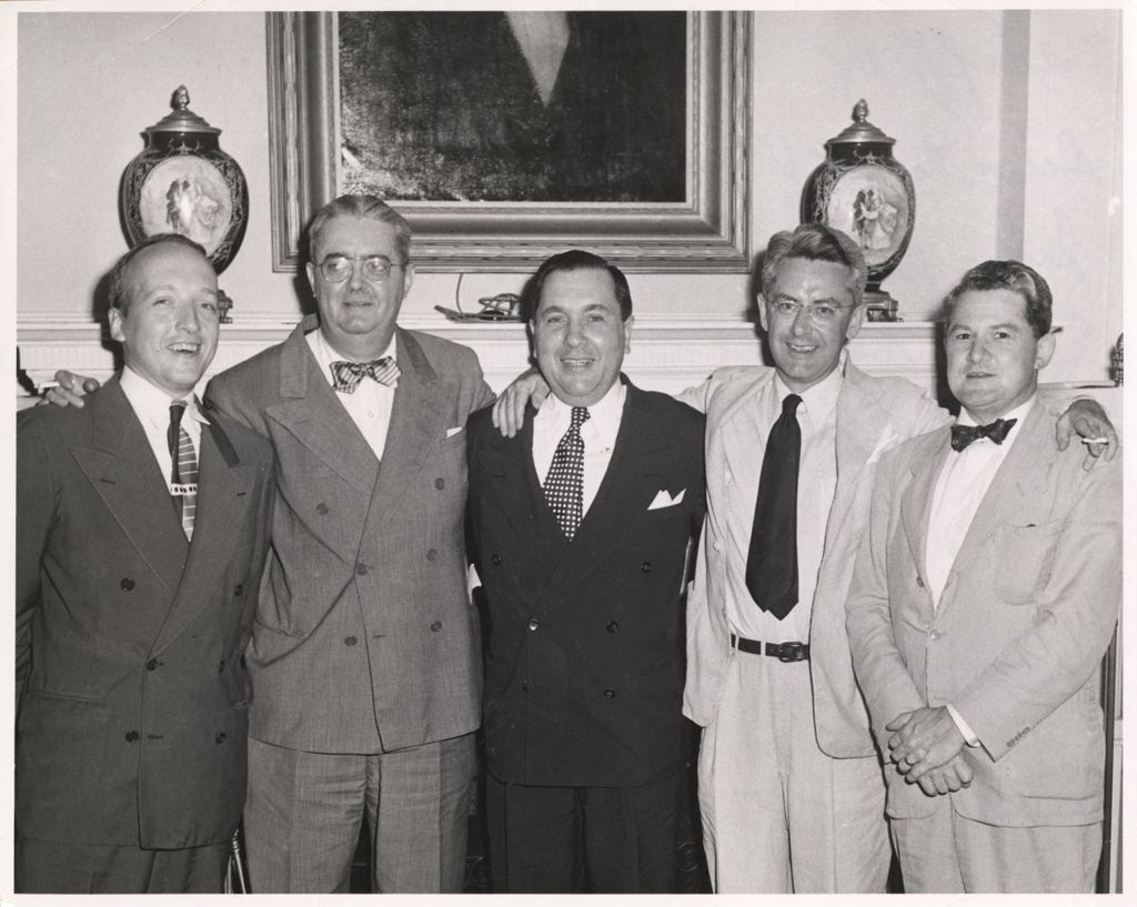 Miniature of Cabinet members of Illinois governor Adlai Stevenson II