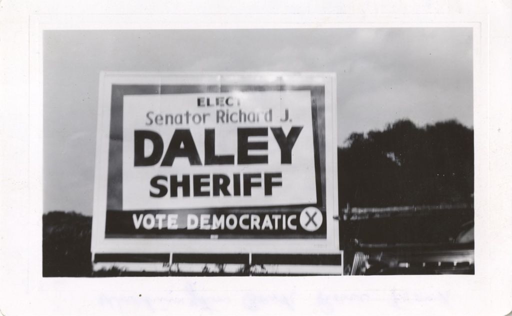 Miniature of Daley for Sheriff campaign sign