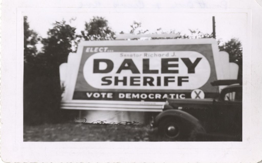 Daley for Sheriff campaign sign