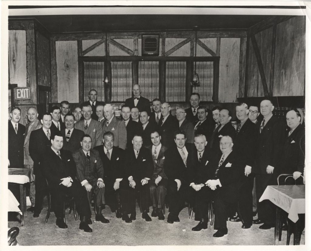 Group photo with Michael Howlett, Richard J. Daley, and others