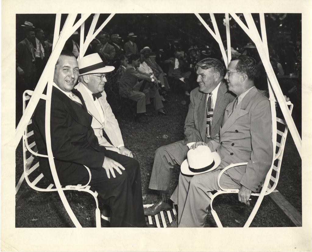 Richard J. Daley with others at a picnic