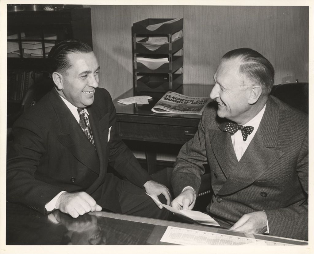 Richard J. Daley with William Lane McFetridge