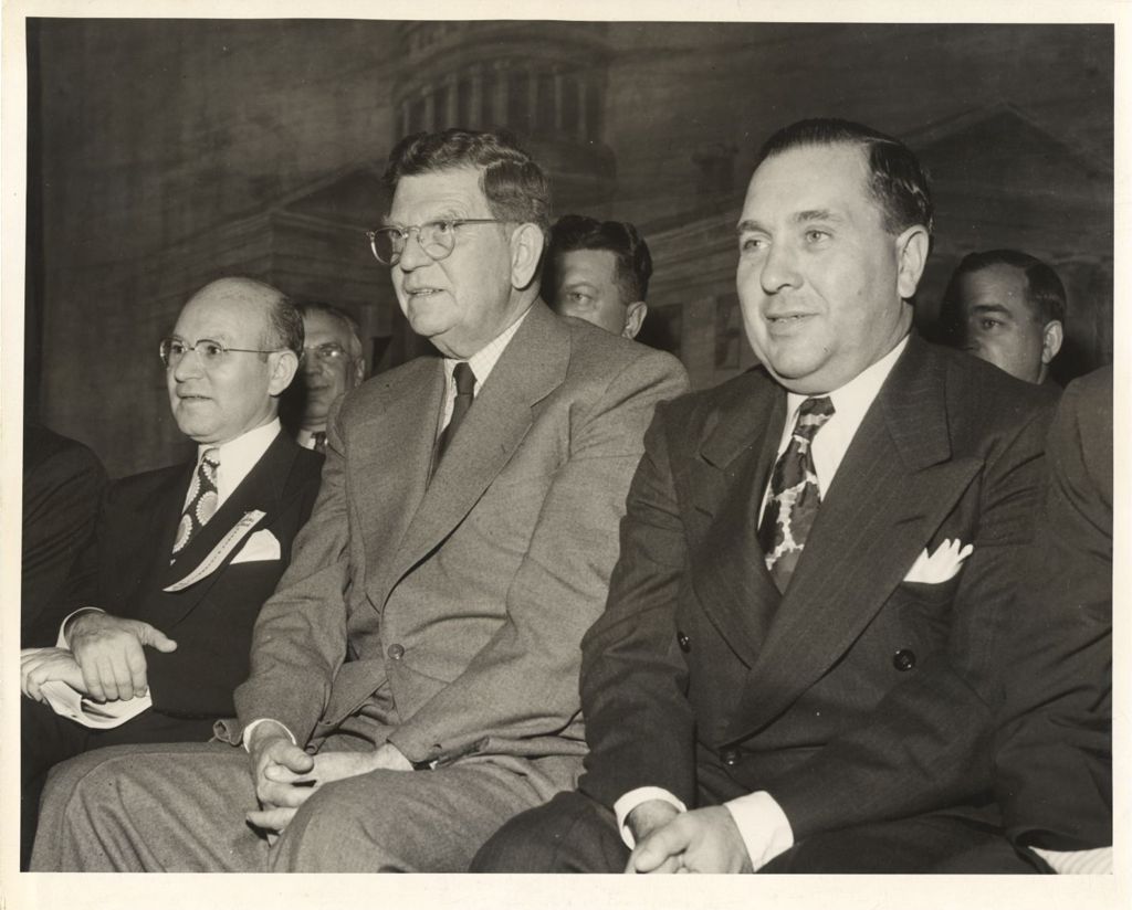 Mayor Edward J. Kelly and Richard J. Daley