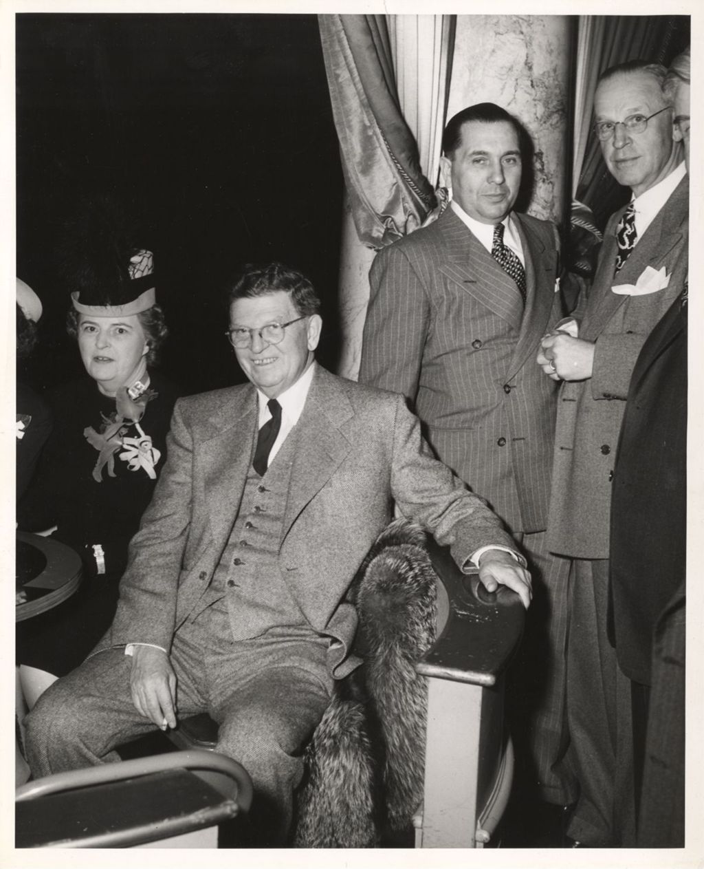 Mayor Edward J. Kelly and others at an event